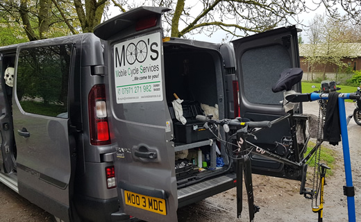 Mobile bike repairs Derbyshire